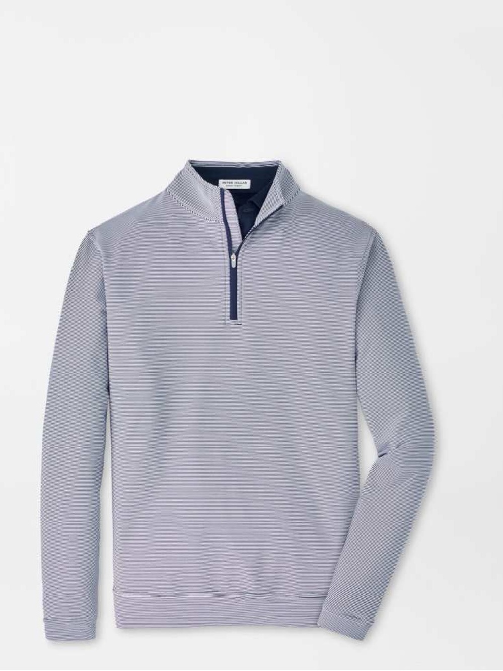 Like new Peter Millar Men’s Perth sugar stripe 1/4 Zip Pullover size XL